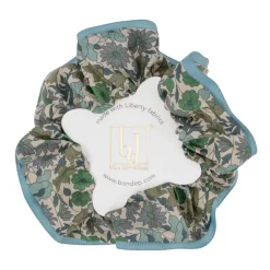 Bon Dep Hair Shrunk Liberty Poppy & Daisy Teal Outlet