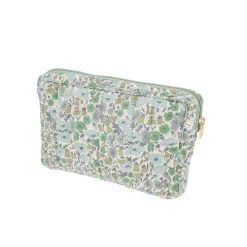 Bon Dep Pouch Small Liberty Poppy & Daisy Teal Online