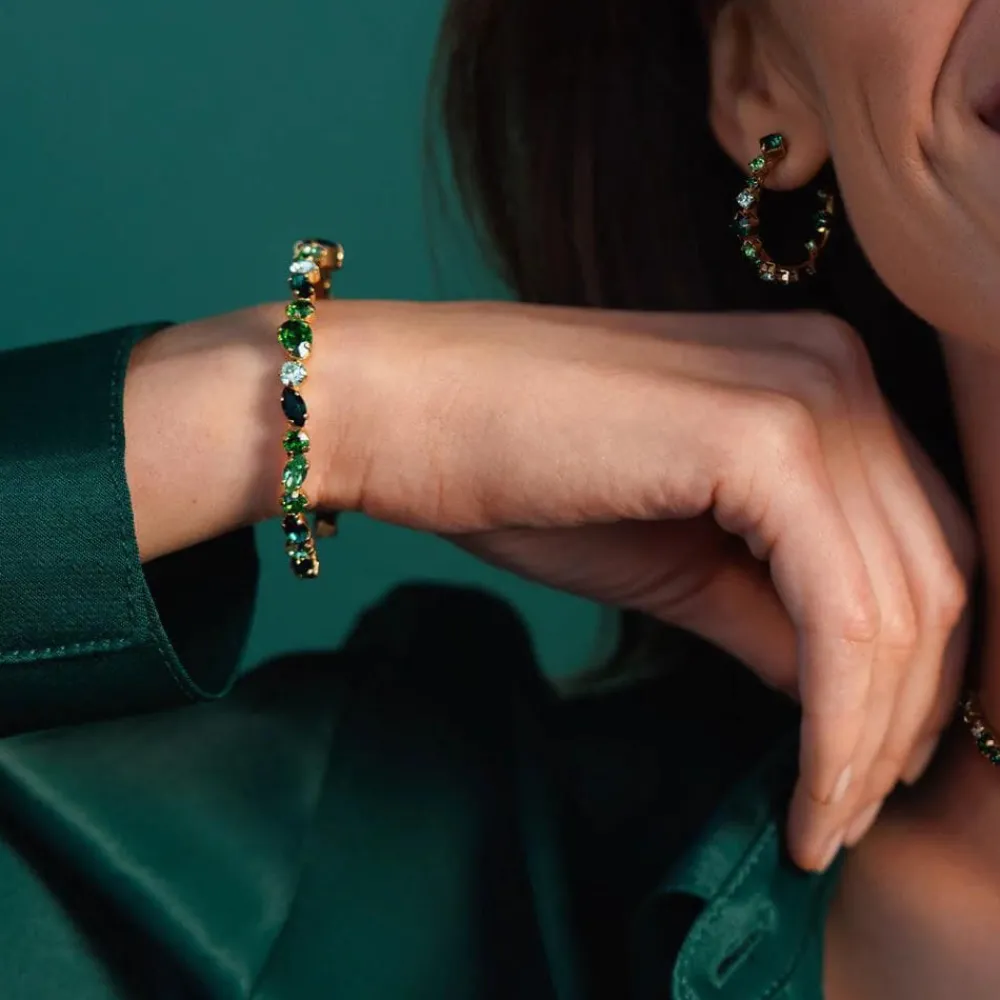 Caroline Svedbom Antonia Bangle | Green Combo Clearance