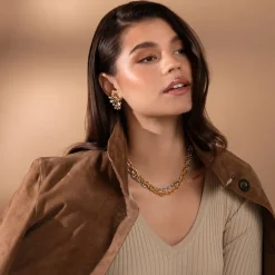 Caroline Svedbom Betty Chain Necklace Rhodium Best