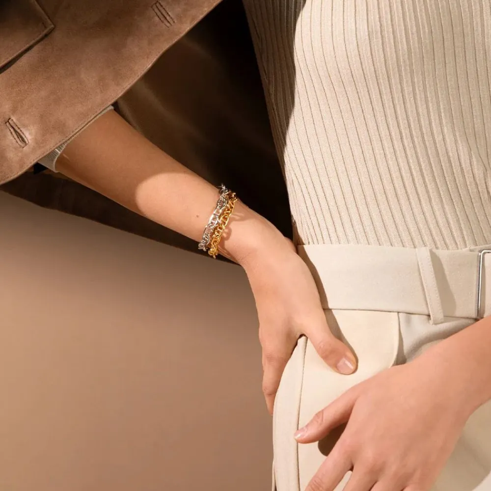 Caroline Svedbom Betty Chain Bracelet Rhodium