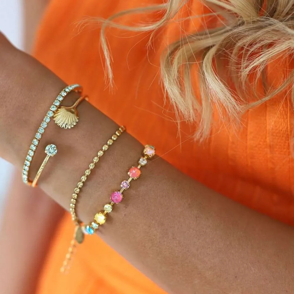 Caroline Svedbom Diamond Chain Bracelet | Gold Clearance