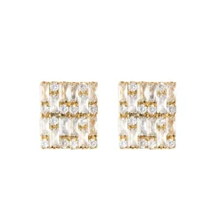 Caroline Svedbom Evelyne Earrings Gold Crystal