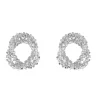 Caroline Svedbom Gemma Knot Earrings Rhodium Outlet