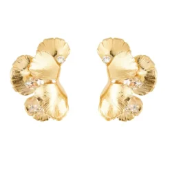 Caroline Svedbom Malva Earrings Gold Crystal Discount