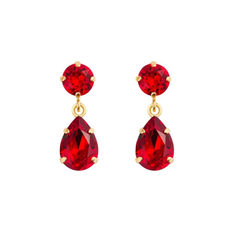 Caroline Svedbom Mini Drop Earrings Gold Light Siam Online