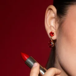 Caroline Svedbom Mini Drop Earrings Gold Light Siam Online