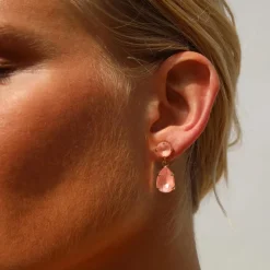 Caroline Svedbom Mini Drop Earrings | Flamingo Ignite Best