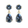 Caroline Svedbom Mini Drop Earrings | Denim Blue New