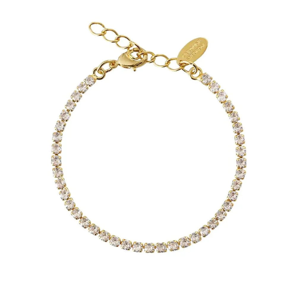Caroline Svedbom Mini Zara Bracelet | Crystal Gold Best