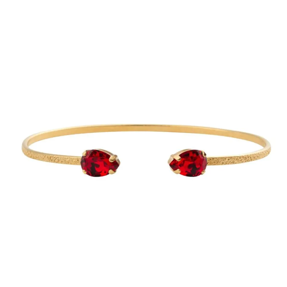 Caroline Svedbom Petite Drop Bracelet Gold Light Siam Discount