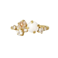Caroline Svedbom Stardust Ring Gold Electric White Combo Best
