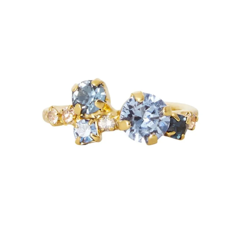 Caroline Svedbom Stardust Ring Gold Blue Combo Sale