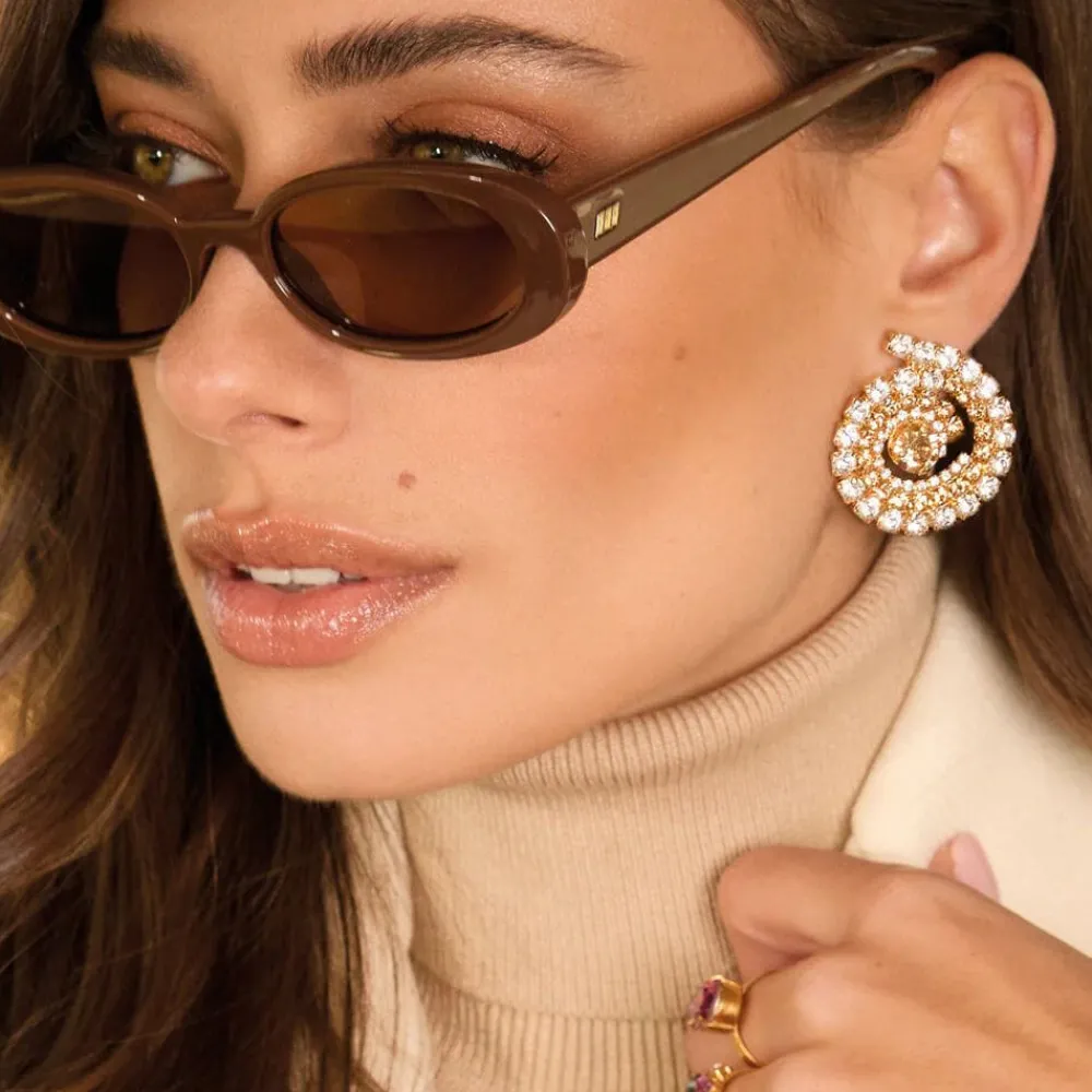 Caroline Svedbom Zia Earrings Gold Topaz Combo Outlet