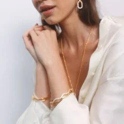 Emilia by Bon Dep Emilia Amelia Bangle Gold Best