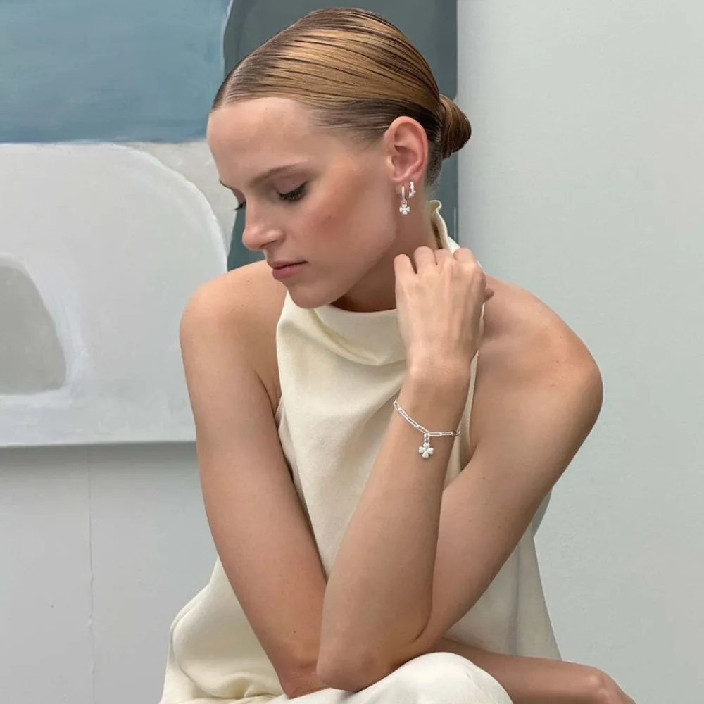 Emilia by Bon Dep Emilia Connector Silver 2 Sale