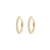 Emilia by Bon Dep Emilia - Medium Hoops White Online