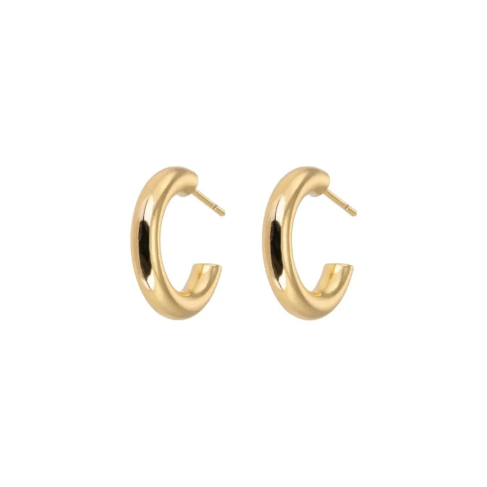 Emilia by Bon Dep Emilia Small Chunky Hoops