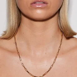 Emilia by Bon Dep Emilia - Thick Chain Necklace 50 cm Hot