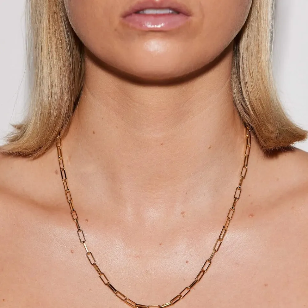 Emilia by Bon Dep Emilia - Thick Chain Necklace 50 cm Hot