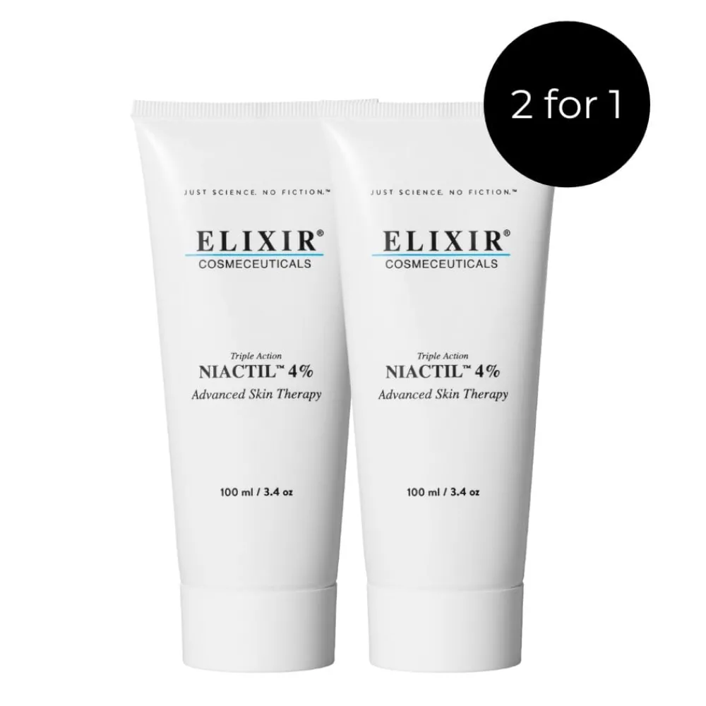 Face Formula 2 for 1 Elixir Niactil 4% 100 ml - Kjøp én, få én ekstra i gave. Sale