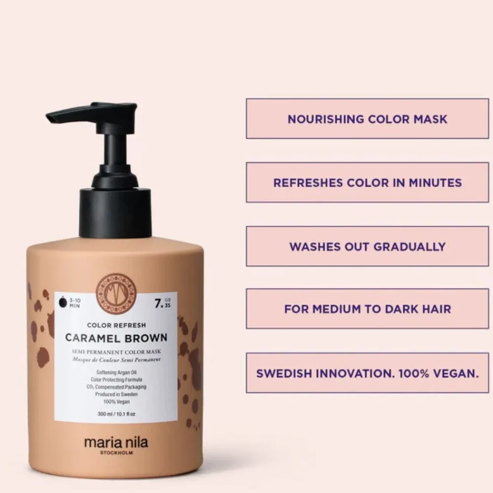 Maria Nila Color Refresh Caramel Brown Clearance