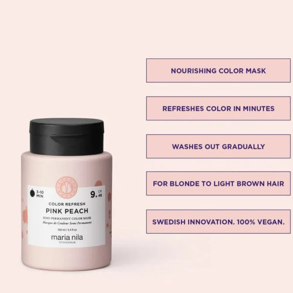 Maria Nila Color Refresh Pink Peach 9,46 100ml Hot