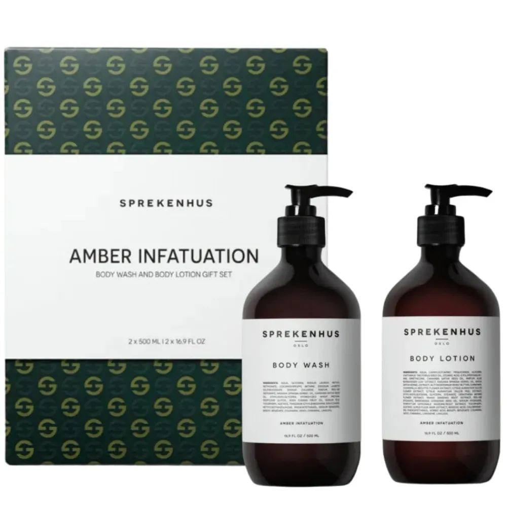 Sprekenhus Body Wash & Lotion Gift Set Amber Infatuation Discount