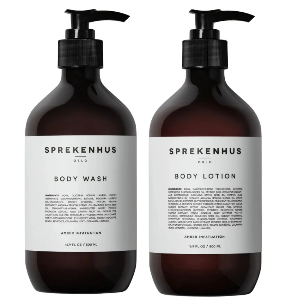 Sprekenhus Body Wash & Lotion Gift Set Amber Infatuation Discount