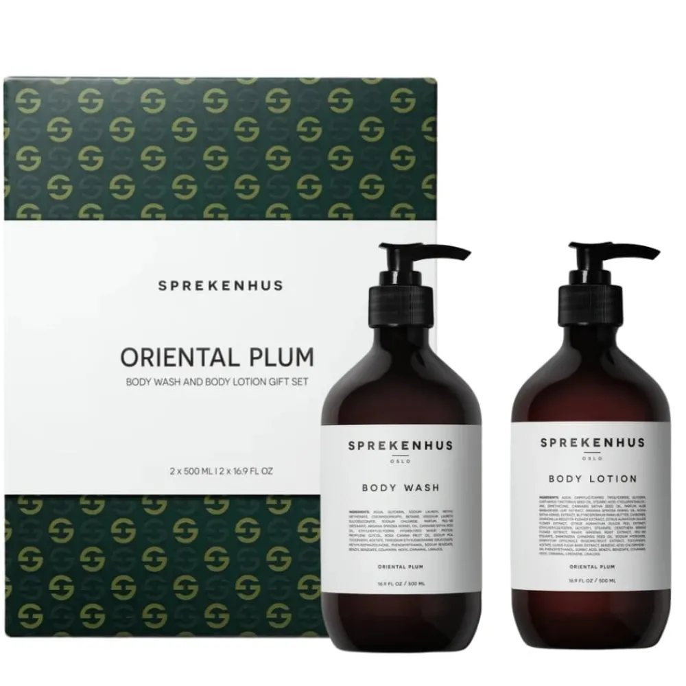 Sprekenhus Body Wash & Lotion Gift Set Oriental Plum Hot