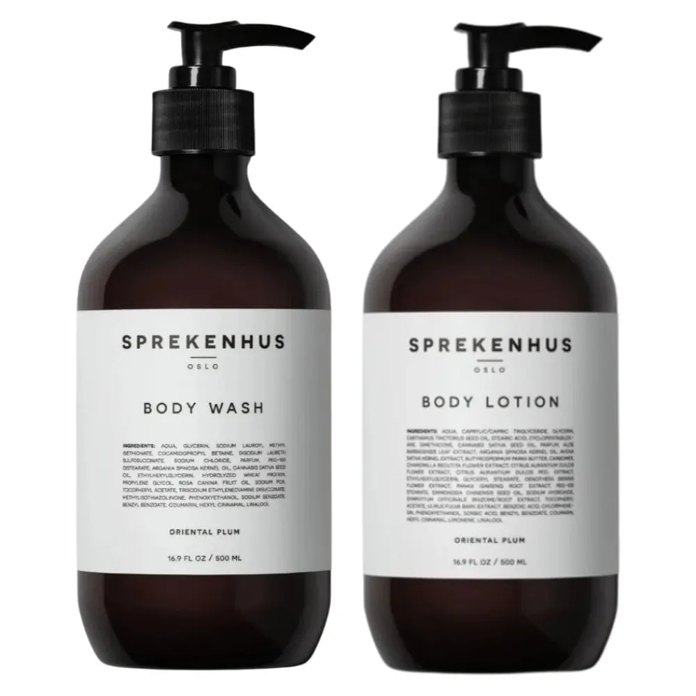 Sprekenhus Body Wash & Lotion Gift Set Oriental Plum Hot